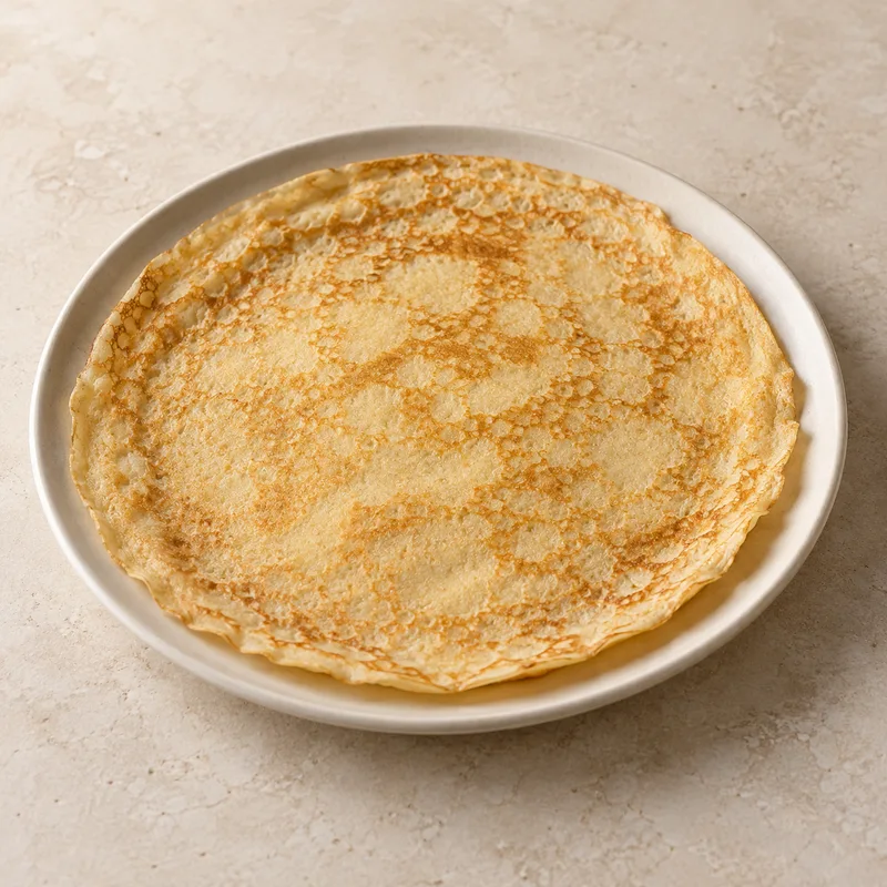 Illustration of crepe plain homemade