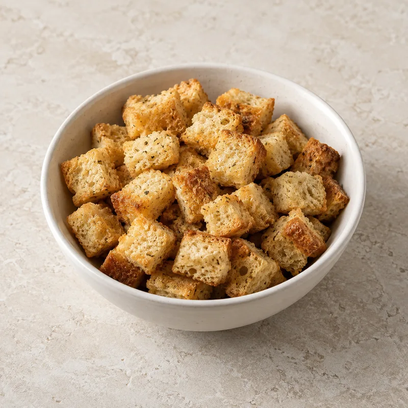Illustration of croutons