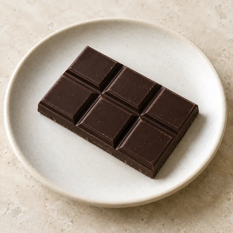 Illustration of chocolate dark 60 69 cacao solids