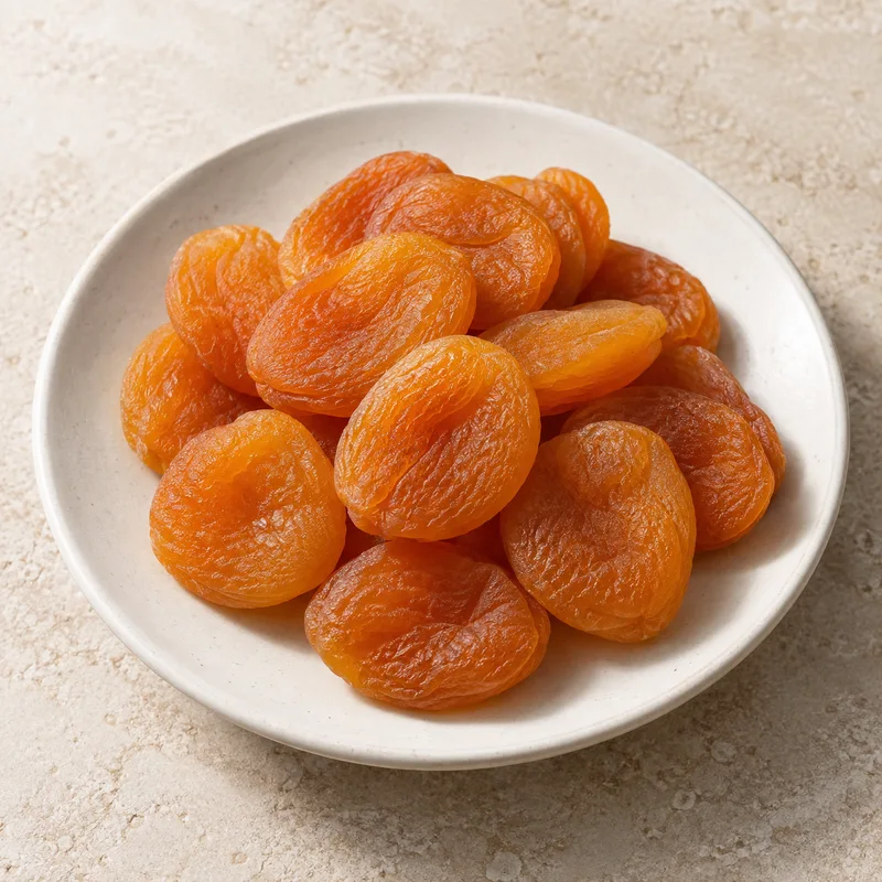 Illustration of apricots dried