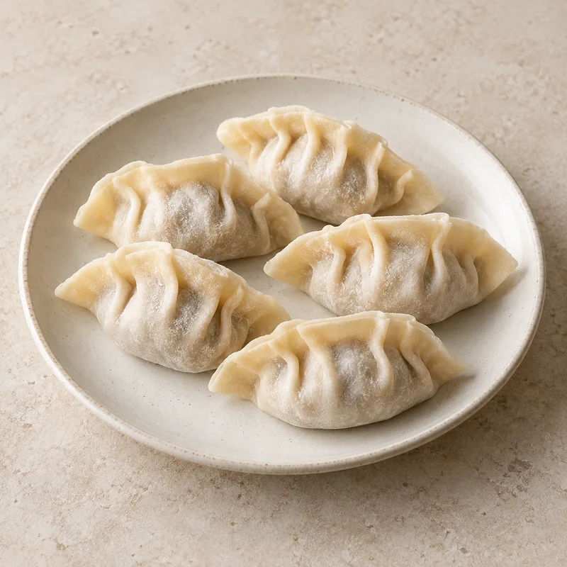 Illustration of dumplings homemade