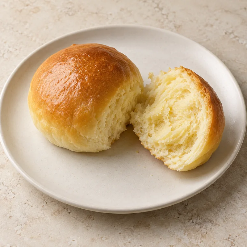 Illustration of rolls dinner egg