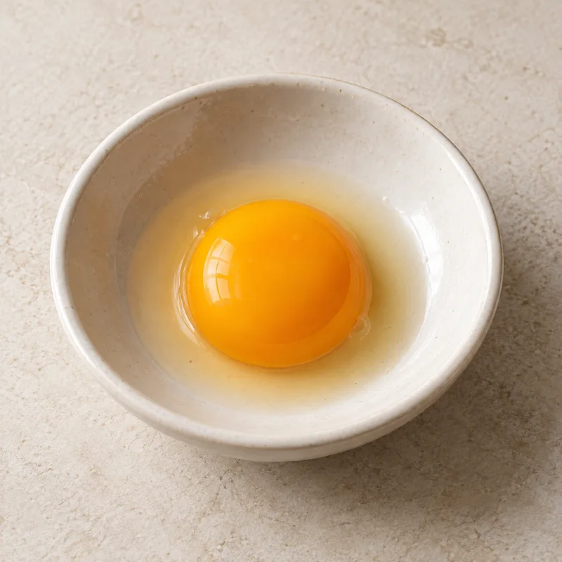 Illustration of egg yolk raw fresh