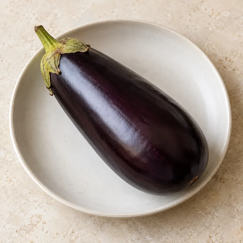 Illustration of eggplant raw