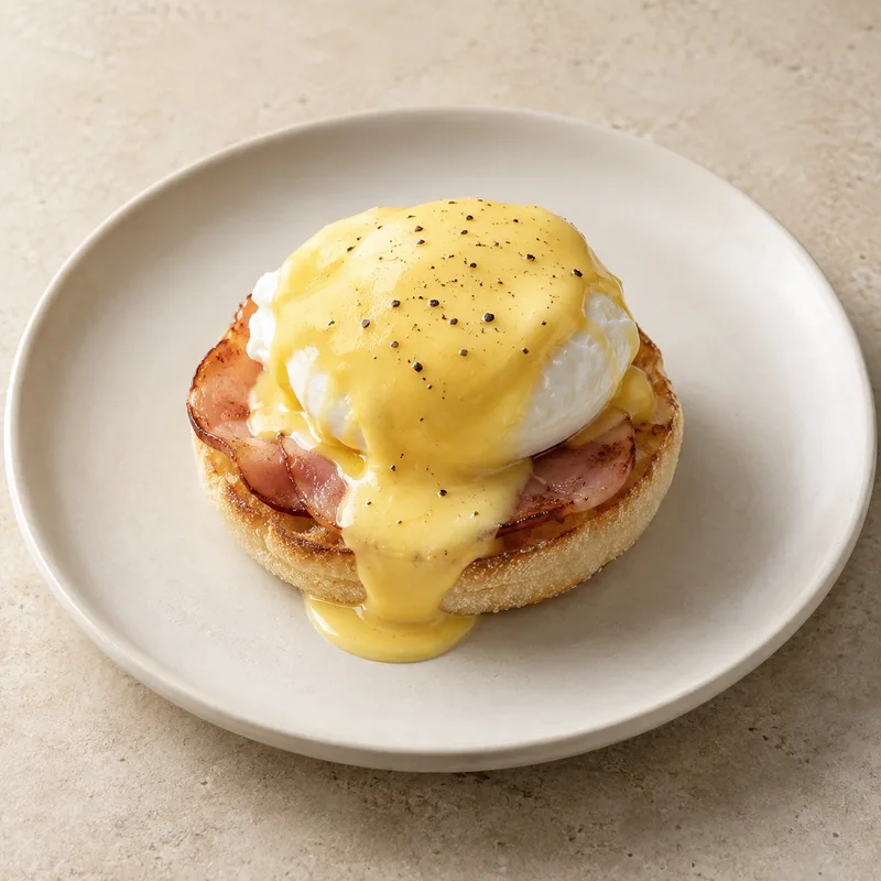 Illustration of egg benedict