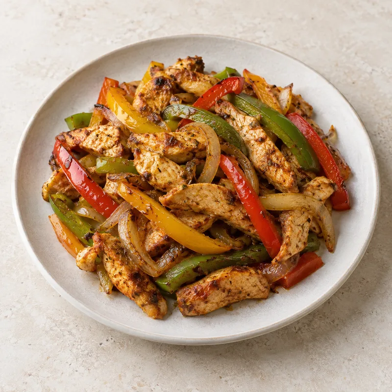 Illustration of fajita chicken