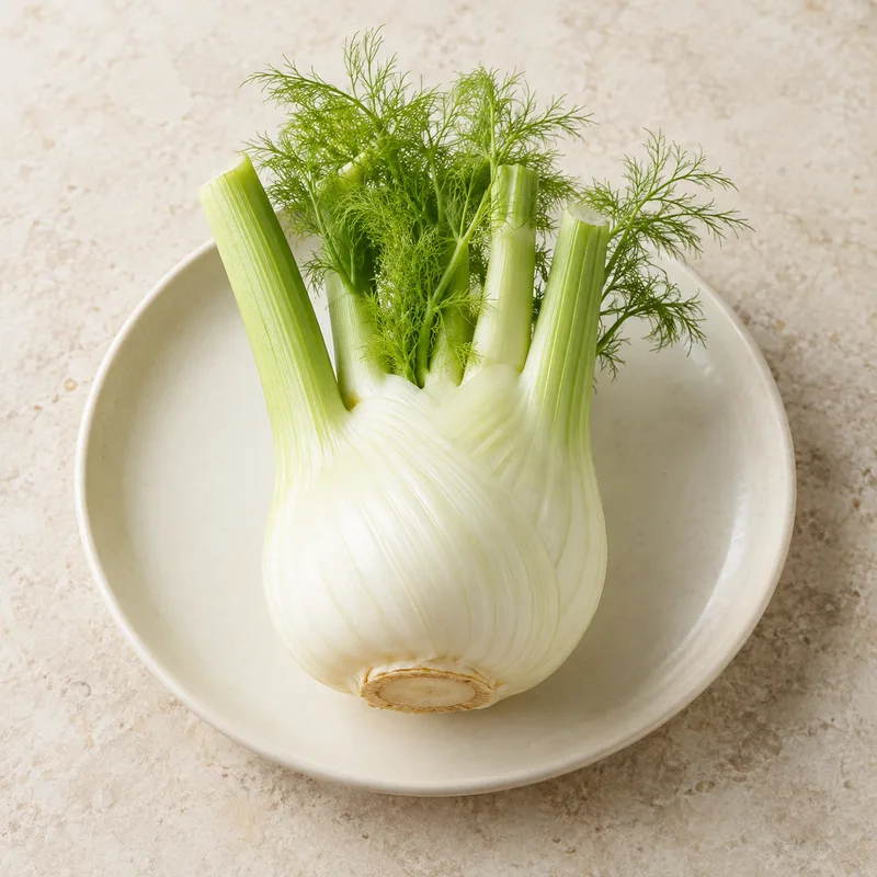 Illustration of fennel bulb raw