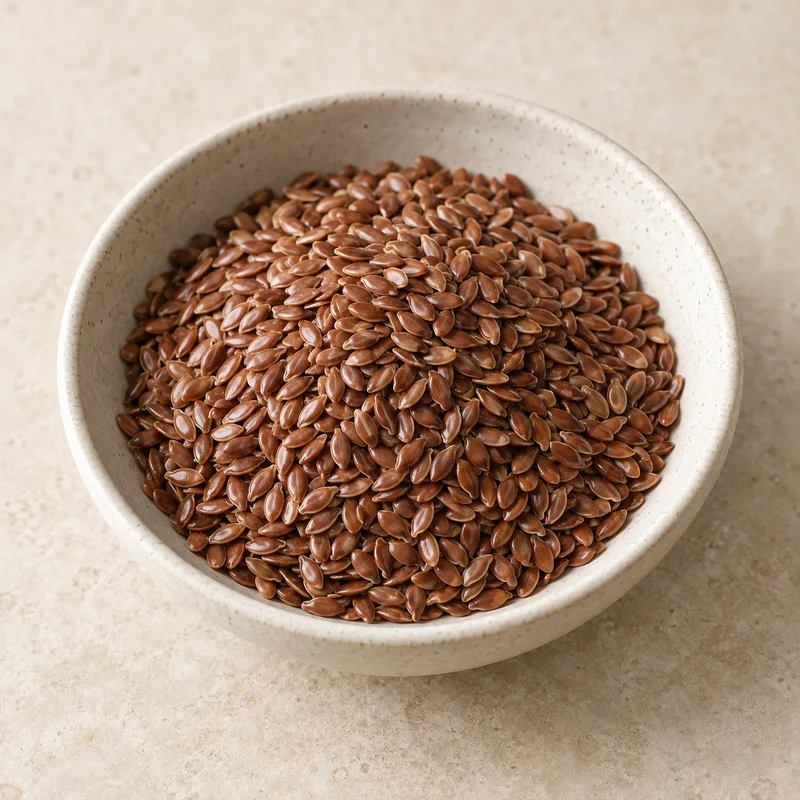 Illustration of flax seeds