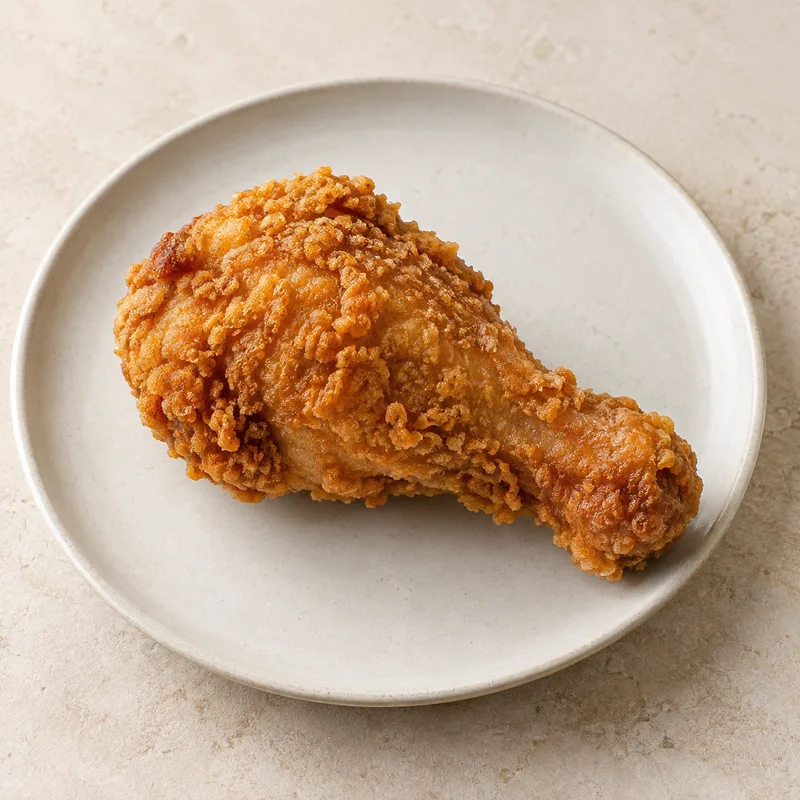Illustration of chicken fried