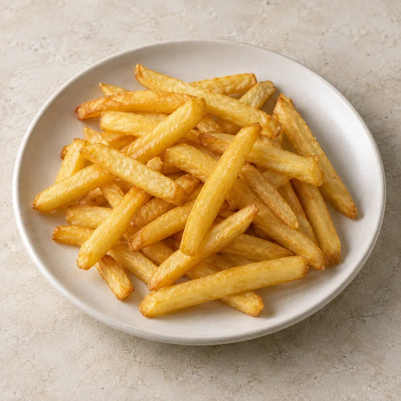 Illustration of potato fried in oil unspecified without salt