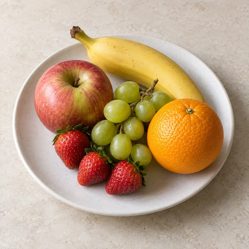 Illustration of fruit raw average