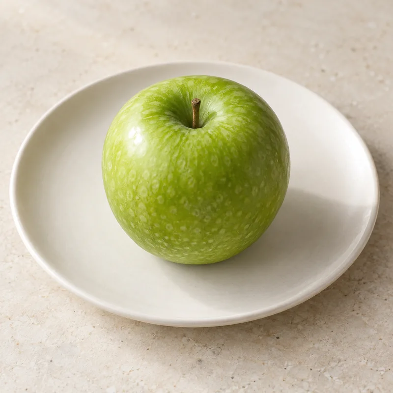 Illustration of apples raw granny smith with skin includes foods for usda s food distribution program