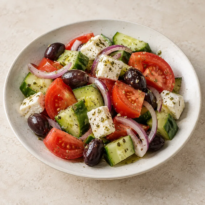 Illustration of salad greek