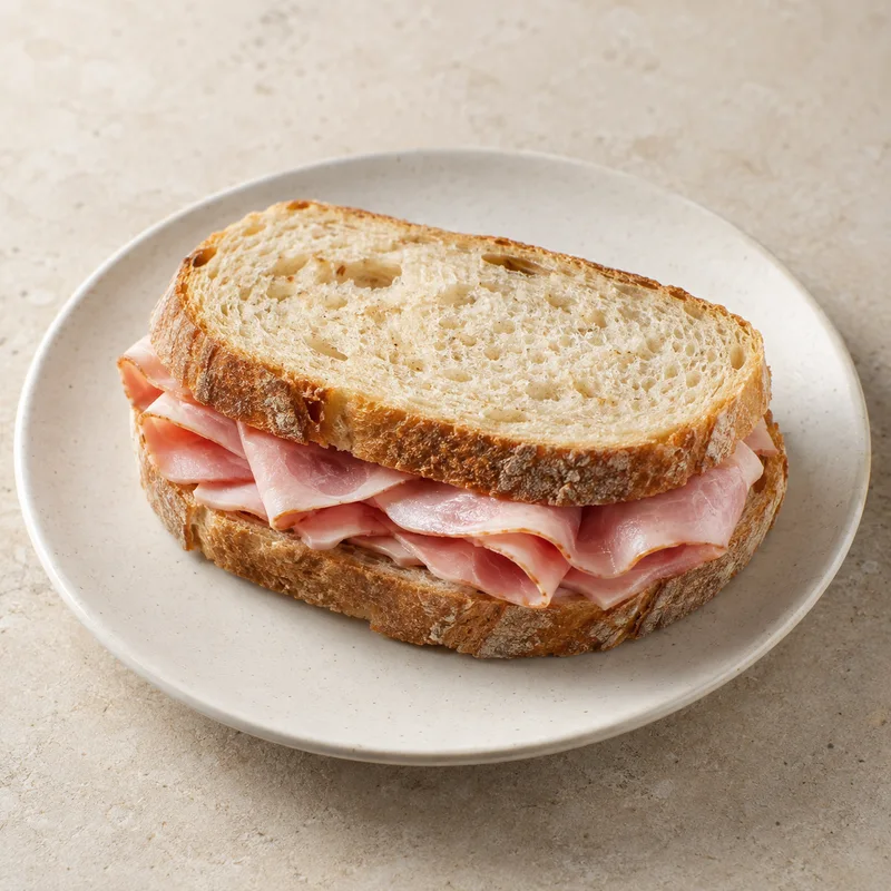 Illustration of sandwich ham homemade