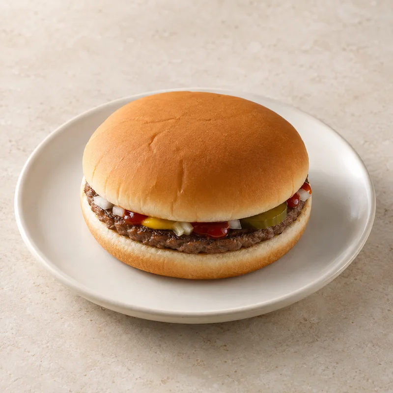 Illustration of mcdonald s hamburger