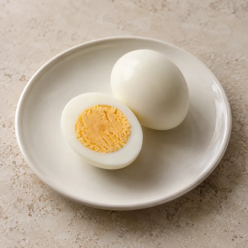 Illustration of egg hard boiled