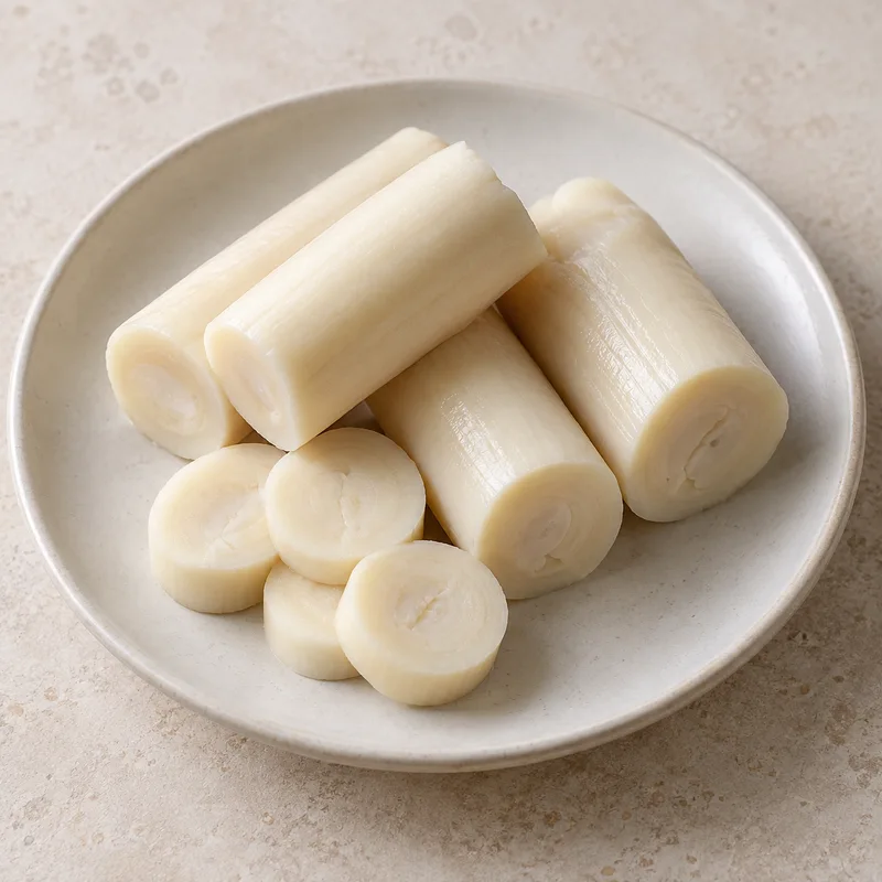 Illustration of hearts of palm raw