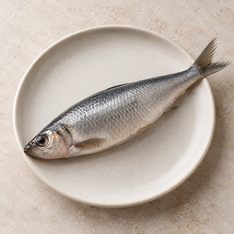 Illustration of herring raw