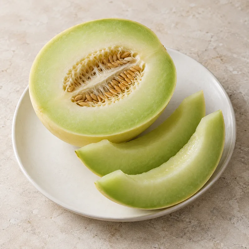 Illustration of melons honeydew raw