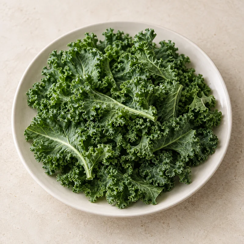 Illustration of kale raw