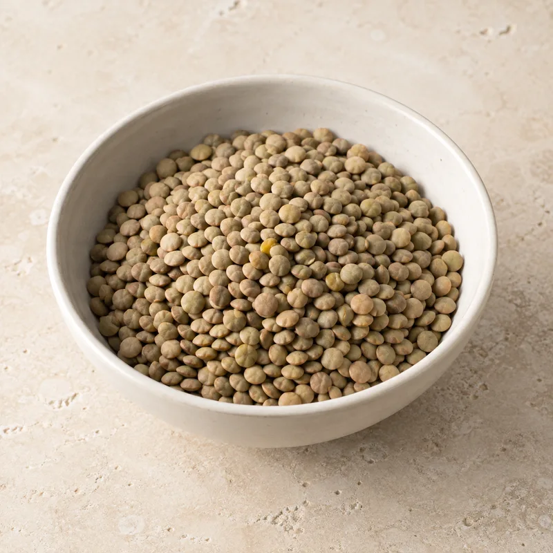 Illustration of lentils raw