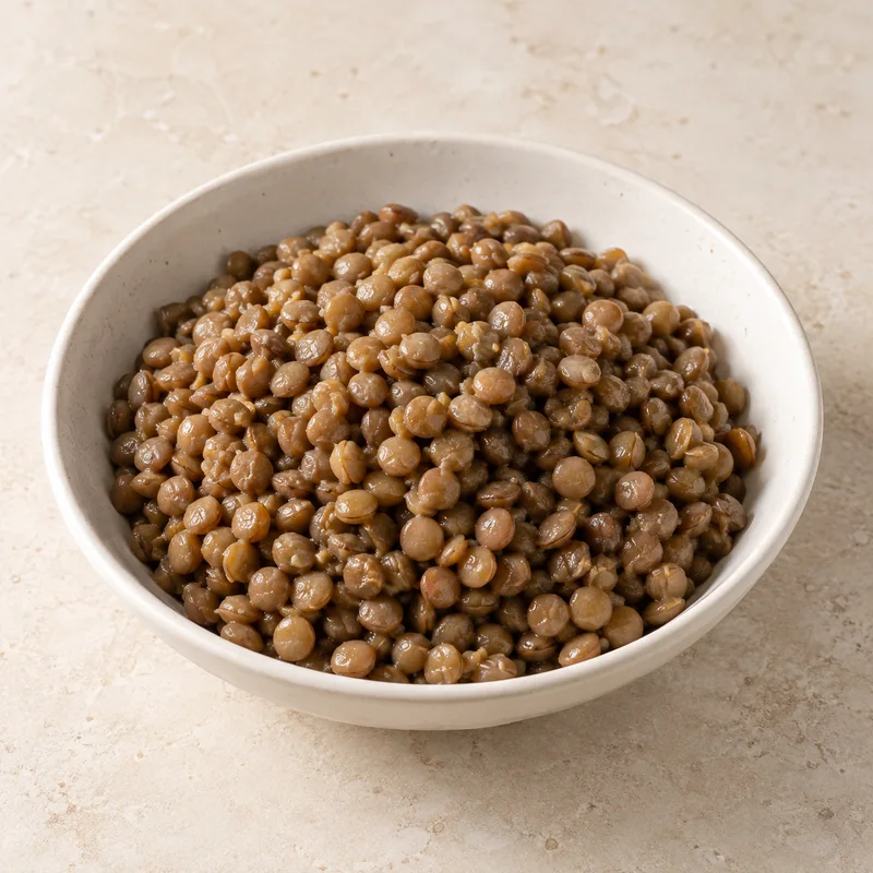 Illustration of lentil boiled
