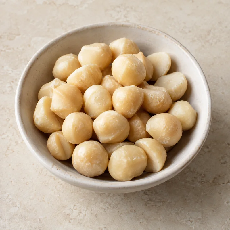 Illustration of nuts macadamia nuts raw