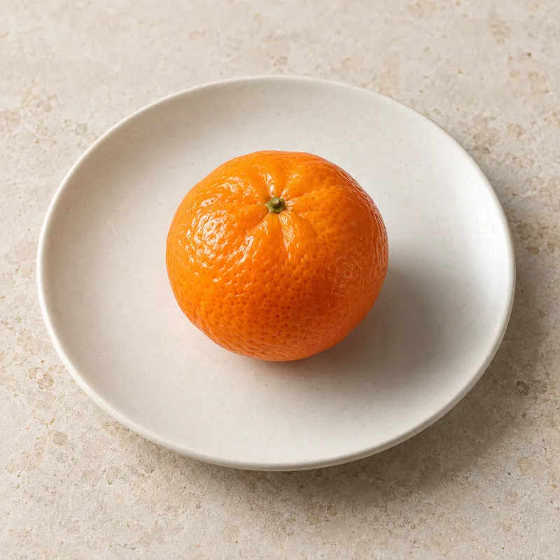 Illustration of mandarin raw