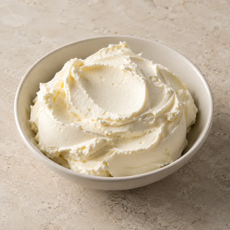 Illustration of cheese mascarpone