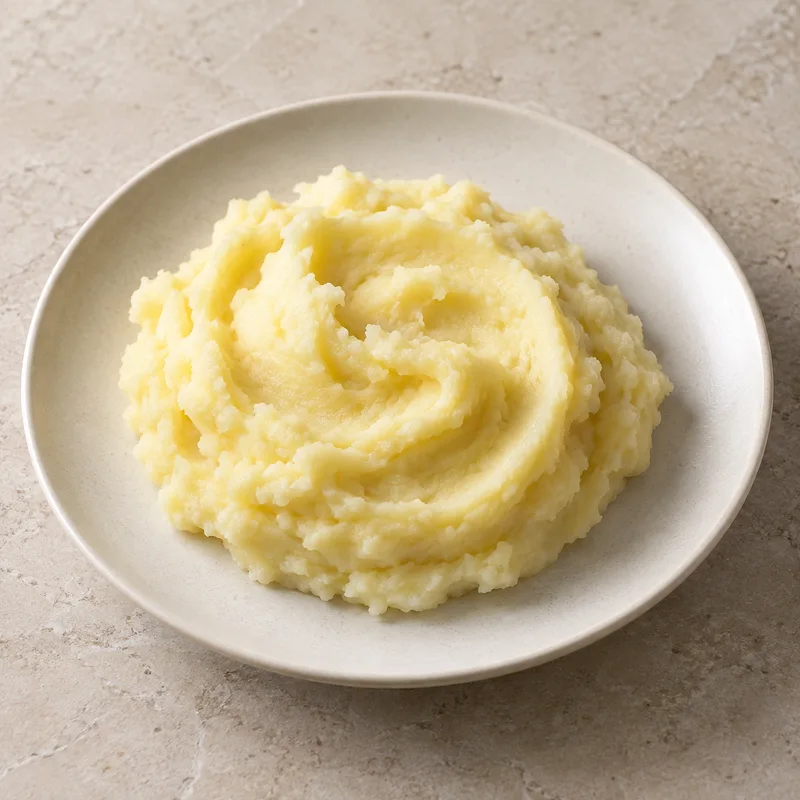 Illustration of potatoes mashed ready to eat