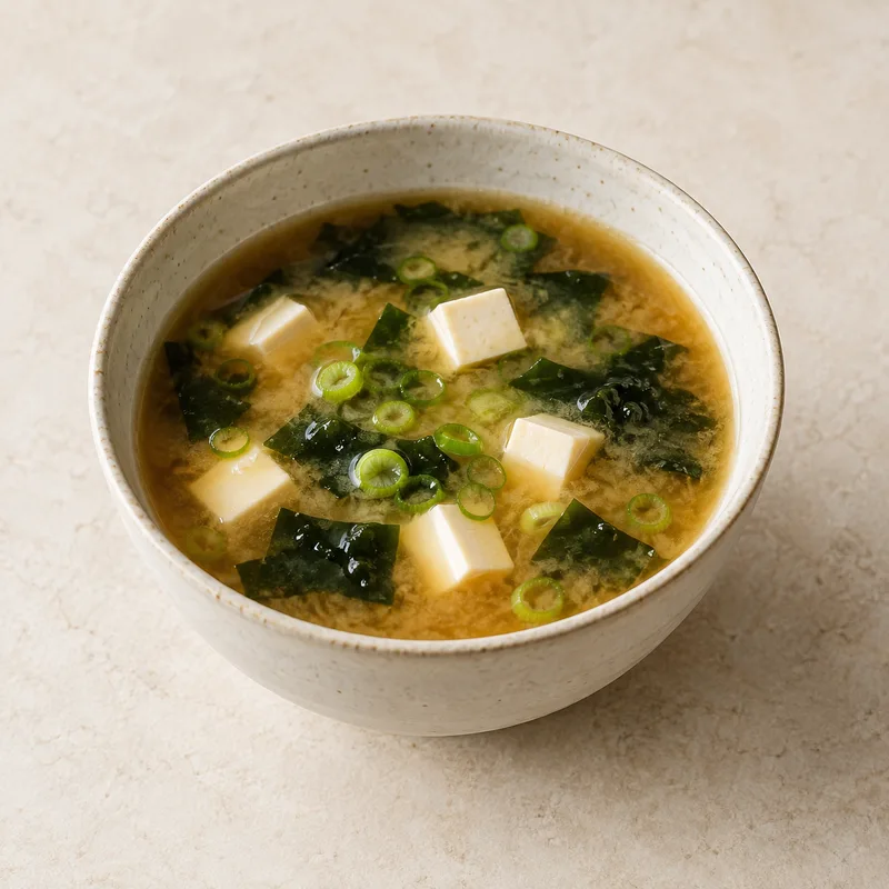 Illustration of miso soup