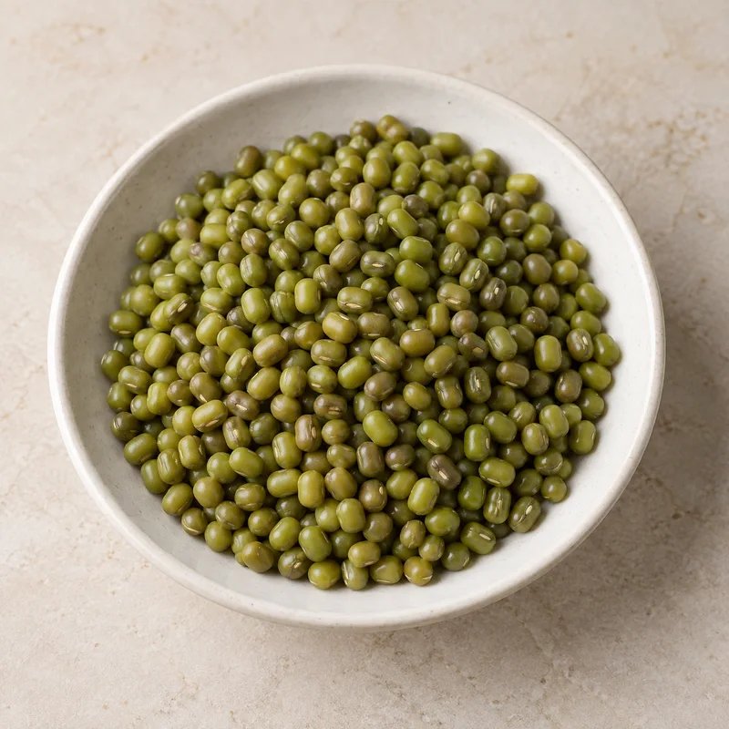 Illustration of mung beans mature seeds raw