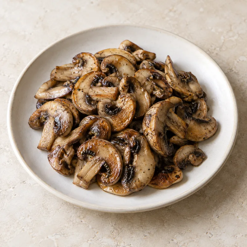 Illustration of mushroom fried