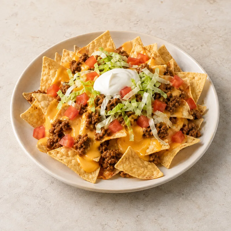 Illustration of taco bell nachos