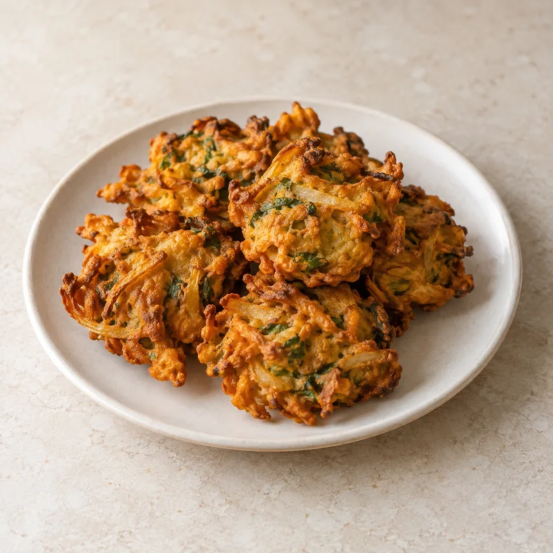 Illustration of pakoras homemade