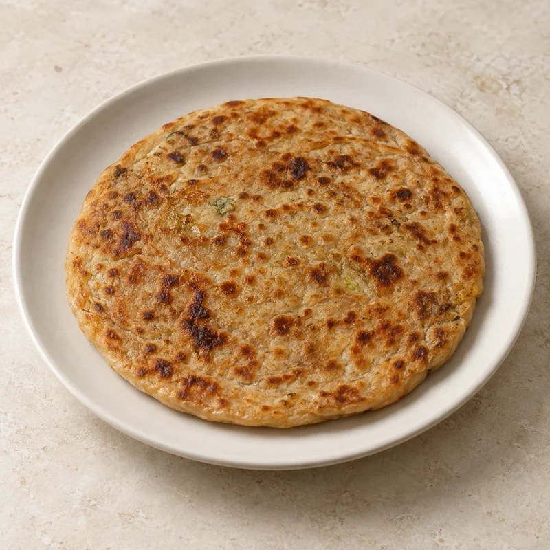 Illustration of paratha homemade