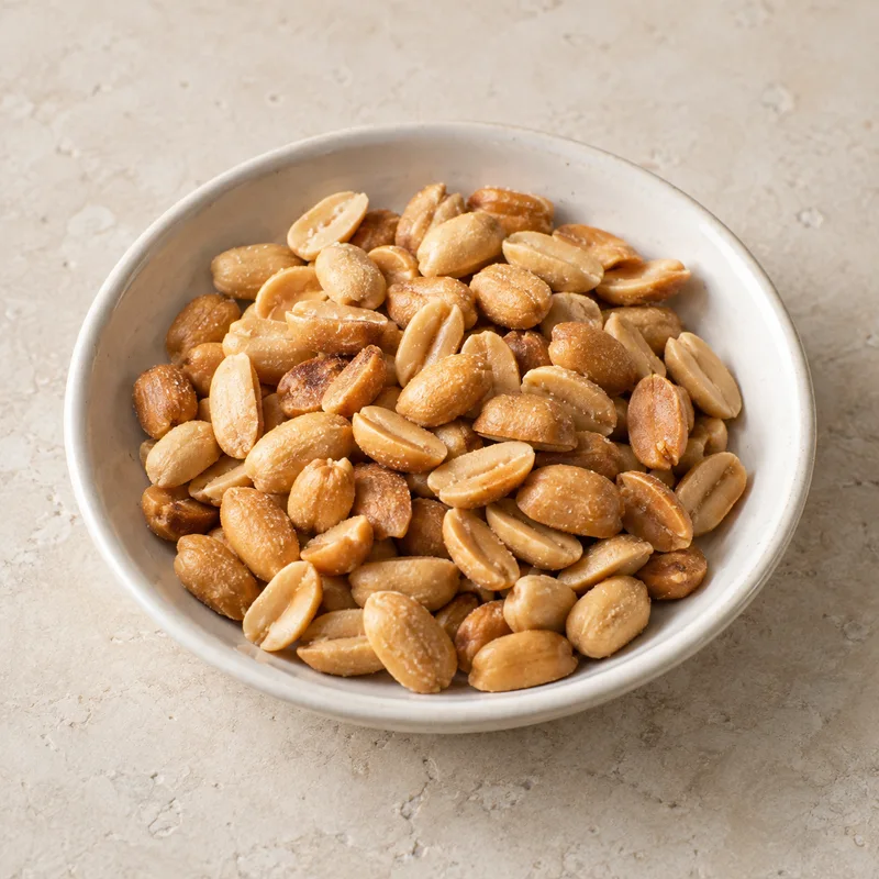 Illustration of peanuts dry roasted