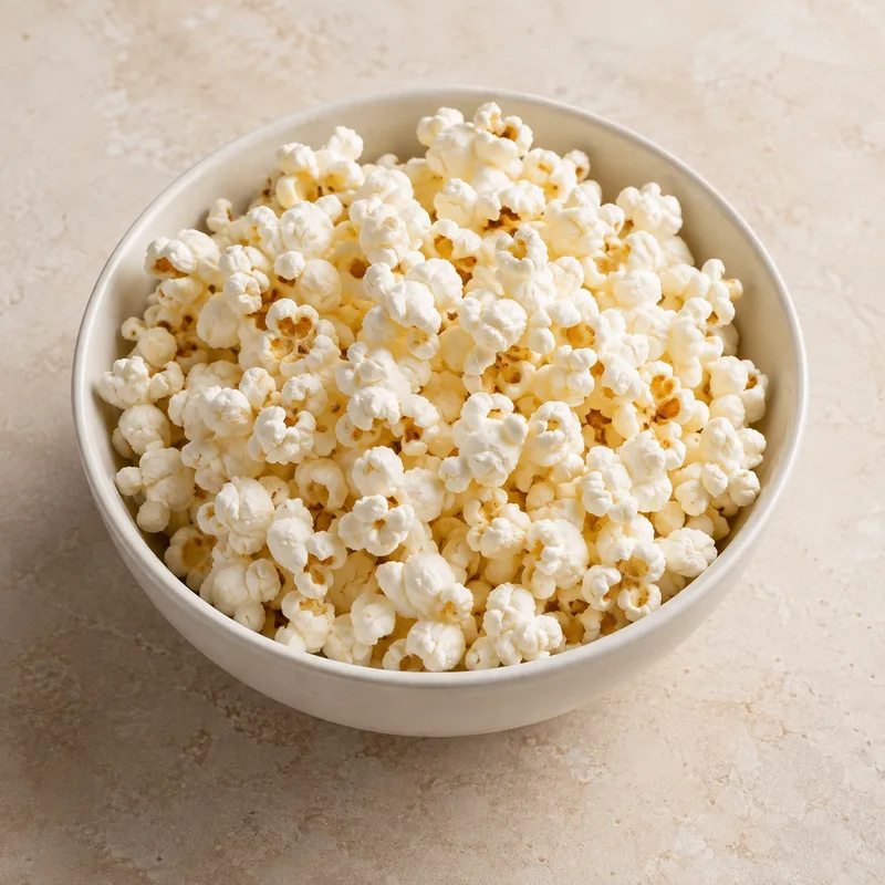 Illustration of snacks popcorn air popped