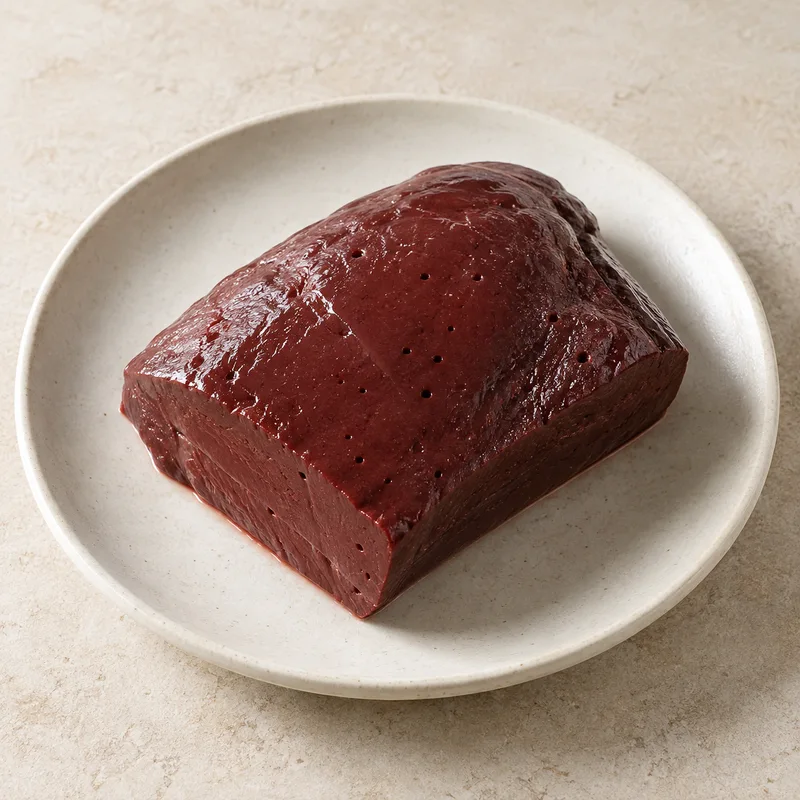 Illustration of blood pork raw