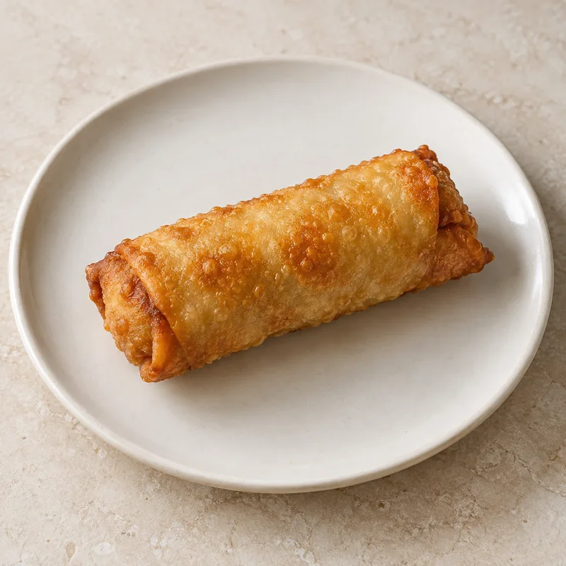 Illustration of egg roll pork refrigerated heated