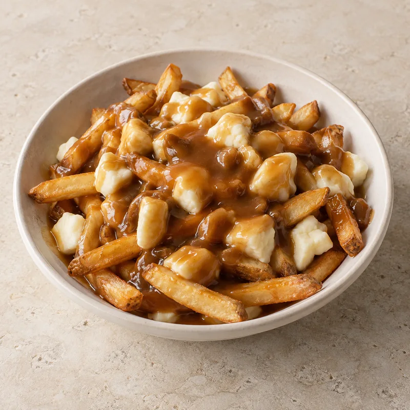 Illustration of poutine