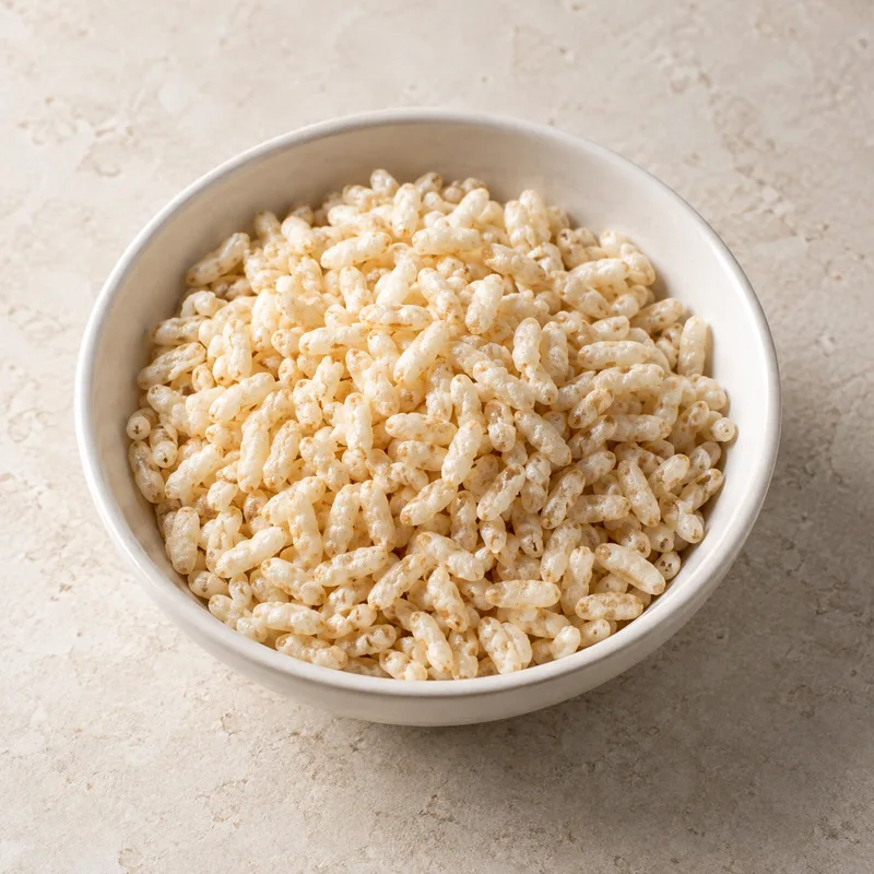 Illustration of cereals ready to eat rice puffed fortified