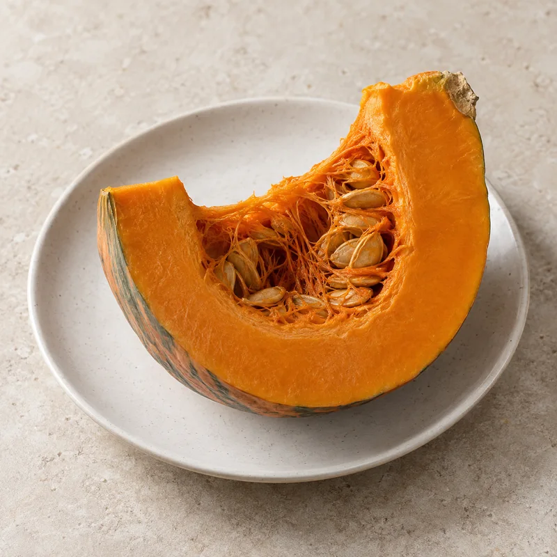 Illustration of pumpkin raw