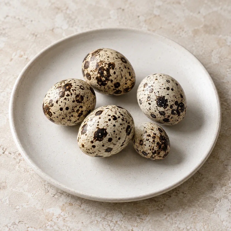 Illustration of egg quail whole fresh raw