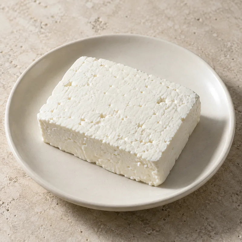 Illustration of cheese white queso blanco