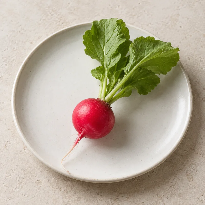 Illustration of radish raw