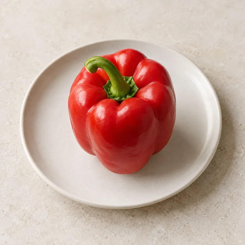 Illustration of capsicum red raw