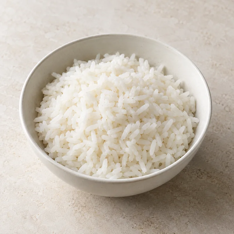 Illustration of rice boiled