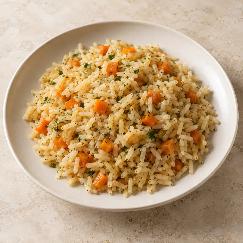 Illustration of rice pilaf