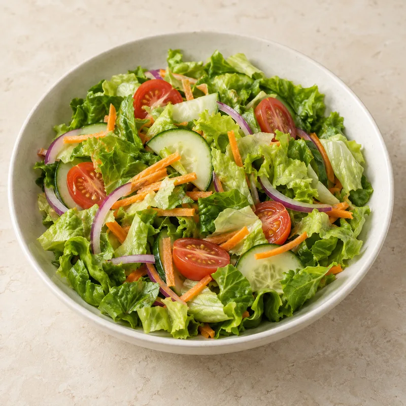 Illustration of salad unsalted